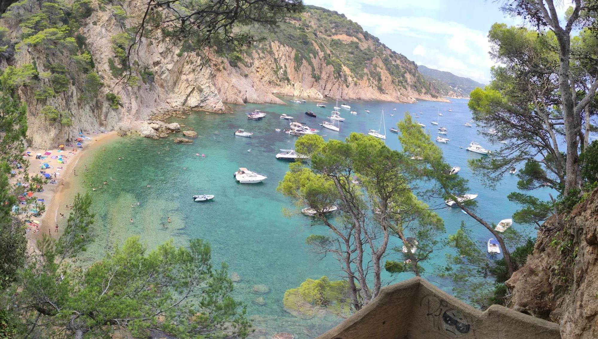 Apartamento Con Piscina - Tossa - Magnificas Vistas Al Mar Girona Kültér fotó